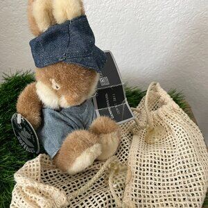 RARE FIND | Gemini Softees/Hush Hush rabbit family/Basil 6 with hamm/tags/1980s